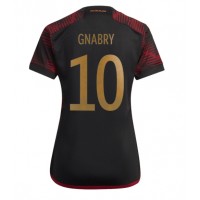 Koszulka piłkarska Niemcy Serge Gnabry #10 Strój wyjazdowy dla kobiety MŚ 2022 tanio Krótki Rękaw